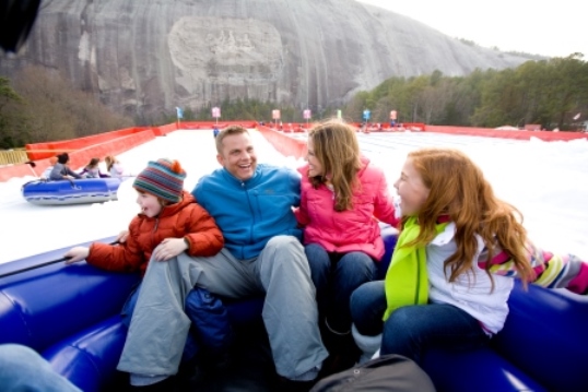 Stone Mountain, Georgia Snow Tubing