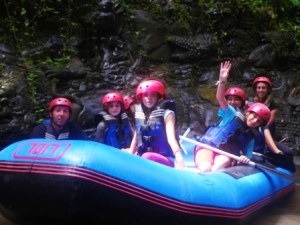 Whitewater Rafting with Kids in Bali, Indonesia