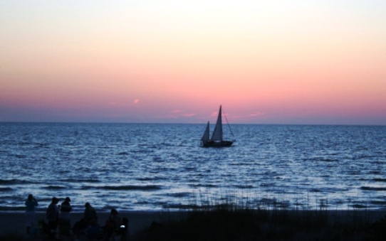 Weddings Away Sail into the Sunset