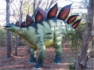 Bastrop Dinosaur Park in Texas