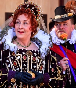 Sebastopol Renaissance Faire Queen and Sir Frances Drake