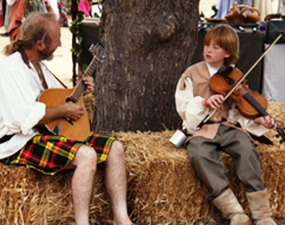 musicians meet at Central Coast Renaissance Festival in San Luis Obispo