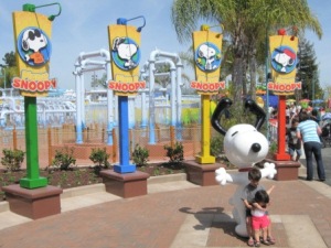 California's great america Theme Park Snoopy's Home in Santa Clara, CA