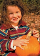 Pigeon Forge Girl with Pumpkin