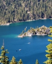 Reno Lake Tahoe California Rim Trail View